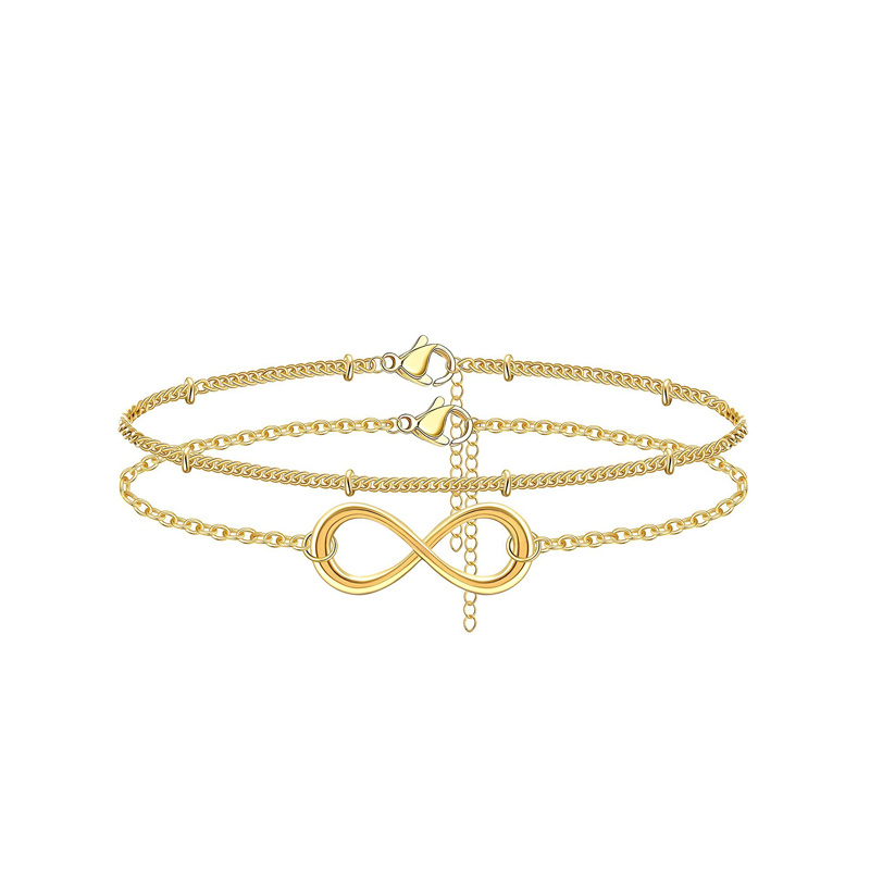 14K Gold Dainty Gold Bracelets