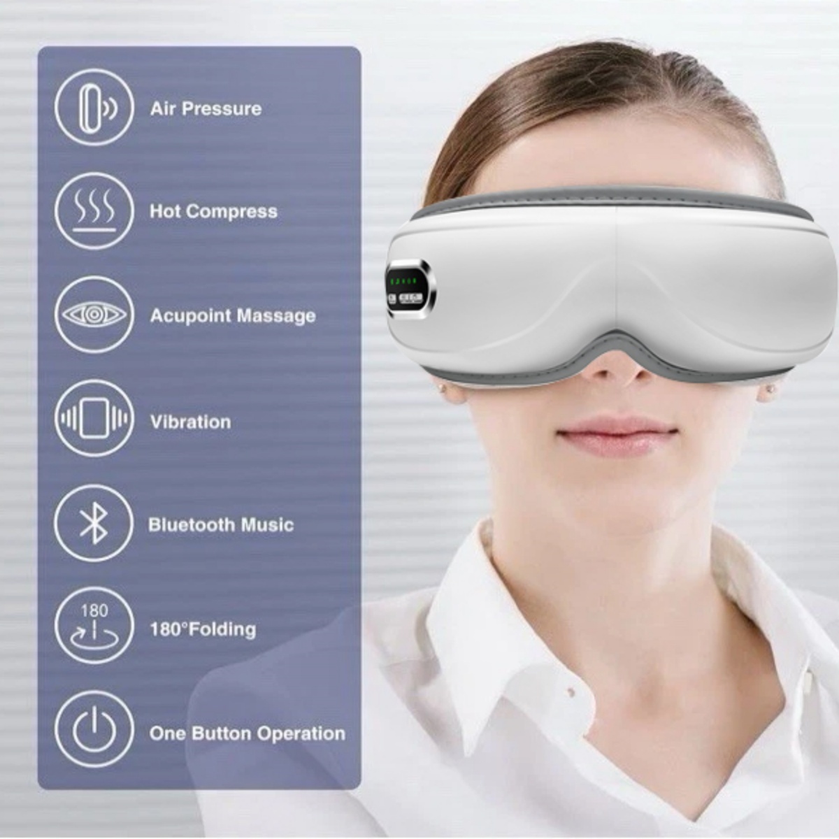 Steam Therapy Mask Smart Hot Steam Eye Mask For Dark Circles Puffiness Dry Eyes - Image 5