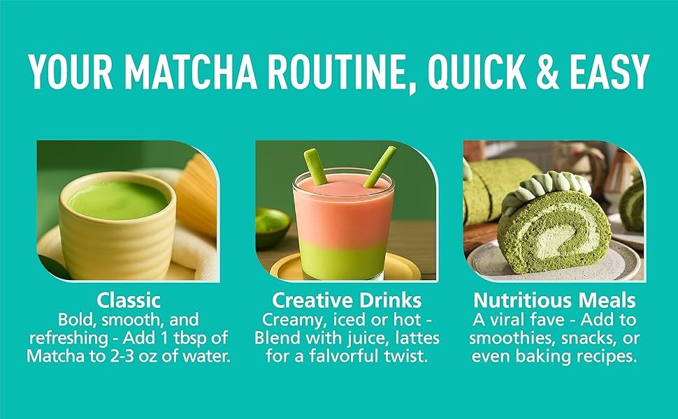 Matcha--Ceremonial Grade Organic Matcha Green Tea Powder,Premium First Harvest Unsweetened,1 0 0 Pure Matcha ForLattes,Smoothies,and Baking 60g 2.1oz-Ships From US-Tea-Coffee Mate - Image 3