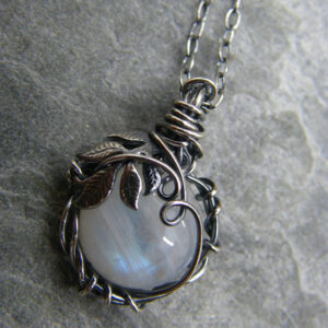 Moonstone necklace pendant