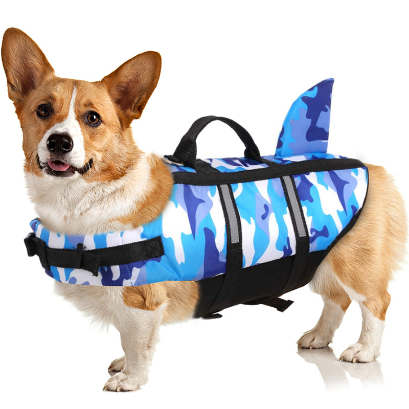 Dog Life Jacket Lightweight Adjustable Velcro Medium to Large Dog Swimwear - Image 6