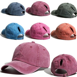 Curved Brim Snapback Hat for Women Outdoor Sports Sun Hat