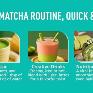 Matcha–Ceremonial Grade Matcha Green Tea Powder,Premium First Harvest Unsweetened,1 0 0 Pure Matcha ForLattes,Smoothies,and Baking 40g 1.4oz-Ships From US-Tea-Coffee Mate