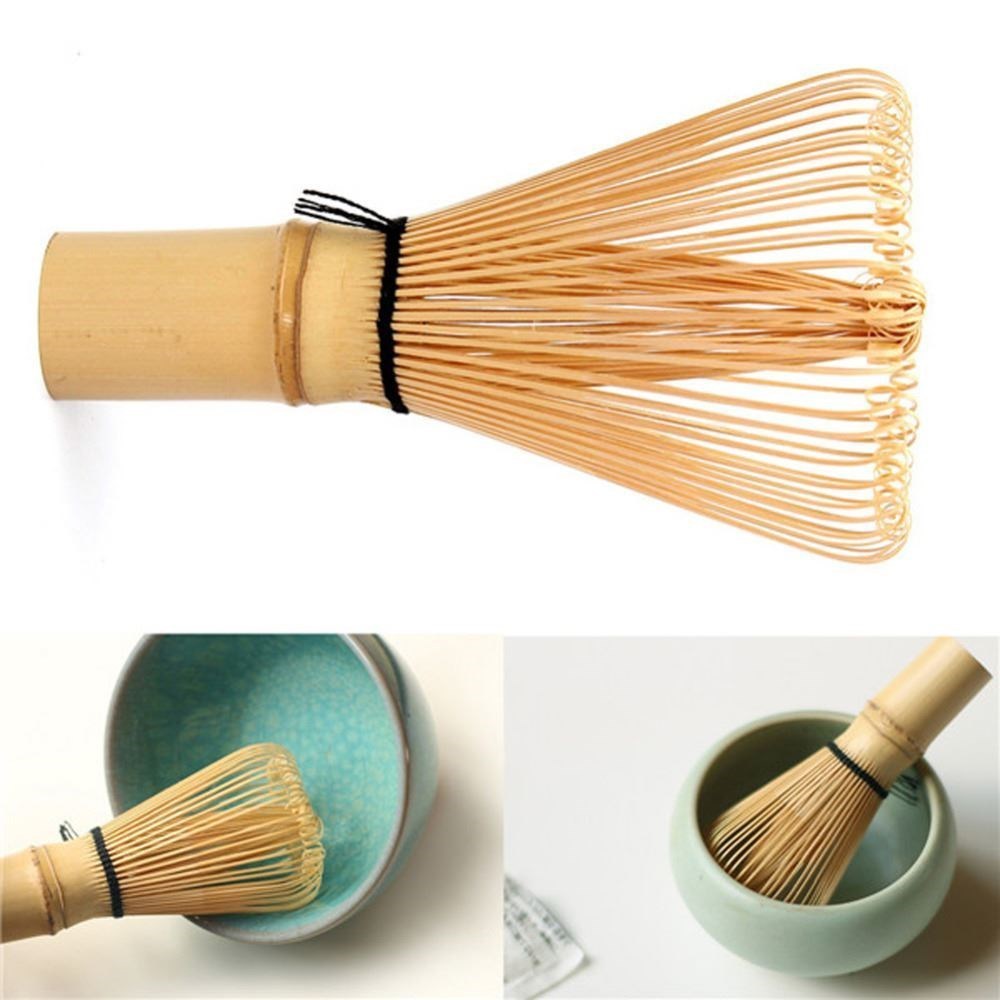 Japanese Ceremony Bamboo 64 Matcha Powder Whisk Green Tea - Image 5