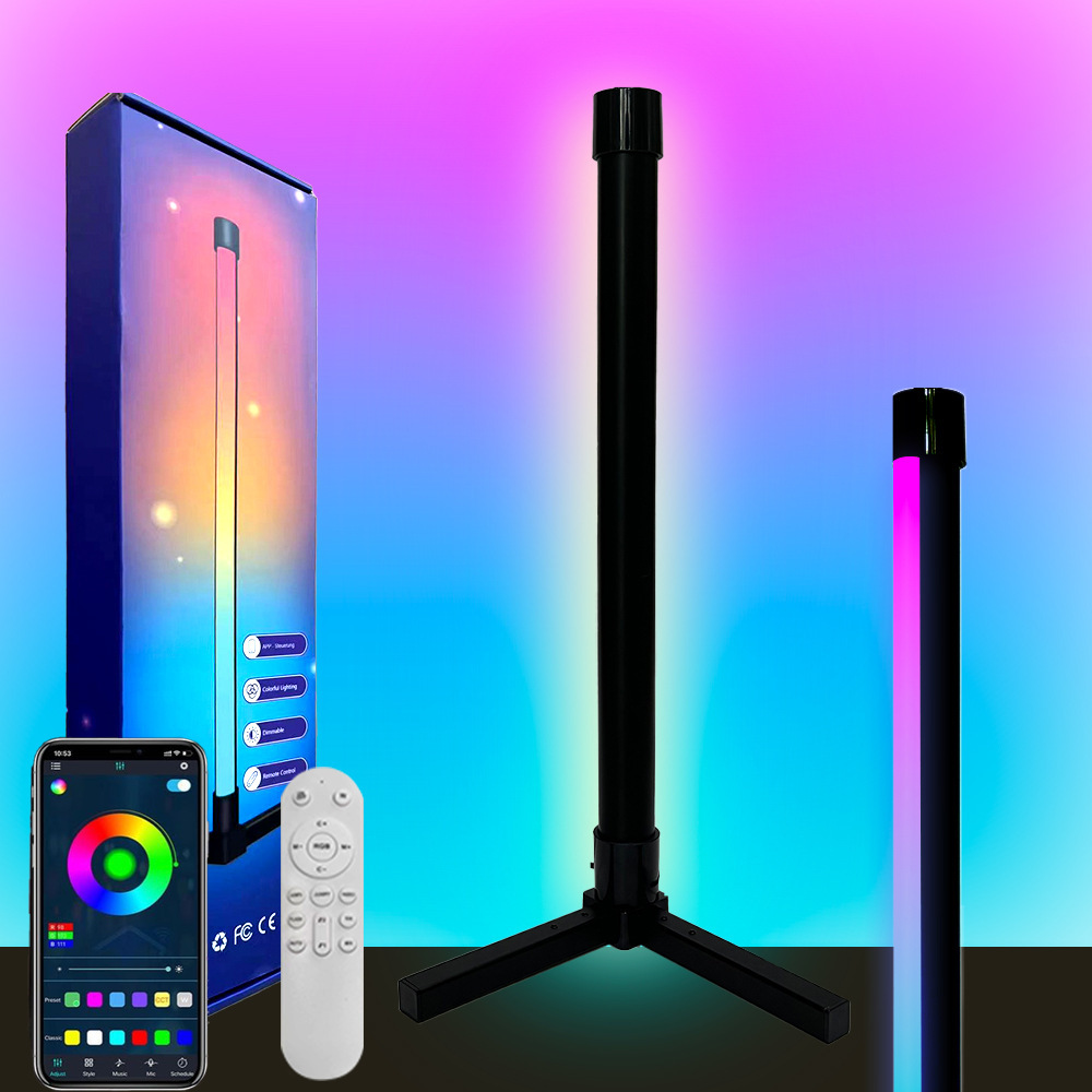 RGB floor mounted lamp post remote control APP control - Image 6