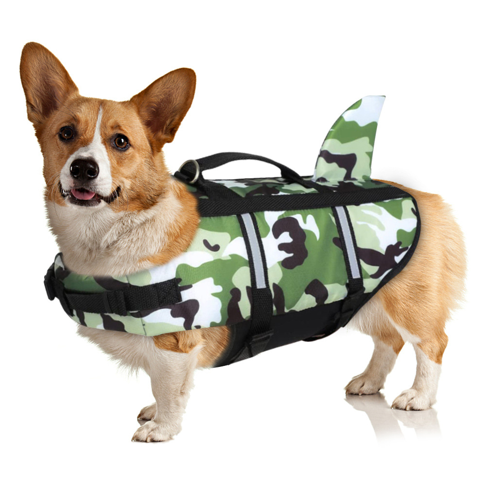 Dog Life Jacket Lightweight Adjustable Velcro Medium to Large Dog Swimwear - Image 8