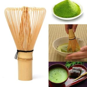 Japanese Ceremony Bamboo 64 Matcha Powder Whisk Green Tea