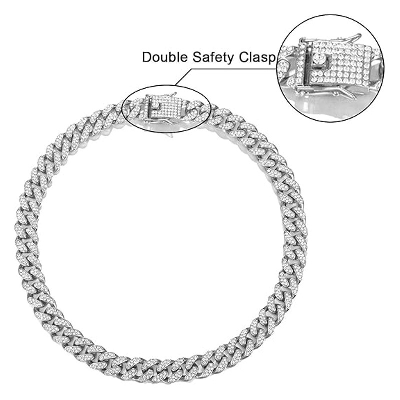13mm Width Football Pendant Necklace,Cuban Link Chain With Bling Football Charm, Hip Hop Jewelry For Men & Women, Perfect For Sports Fans & Rapper Style - Image 8