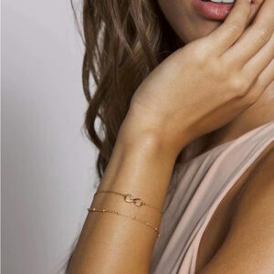 14K Gold Dainty Gold Bracelets
