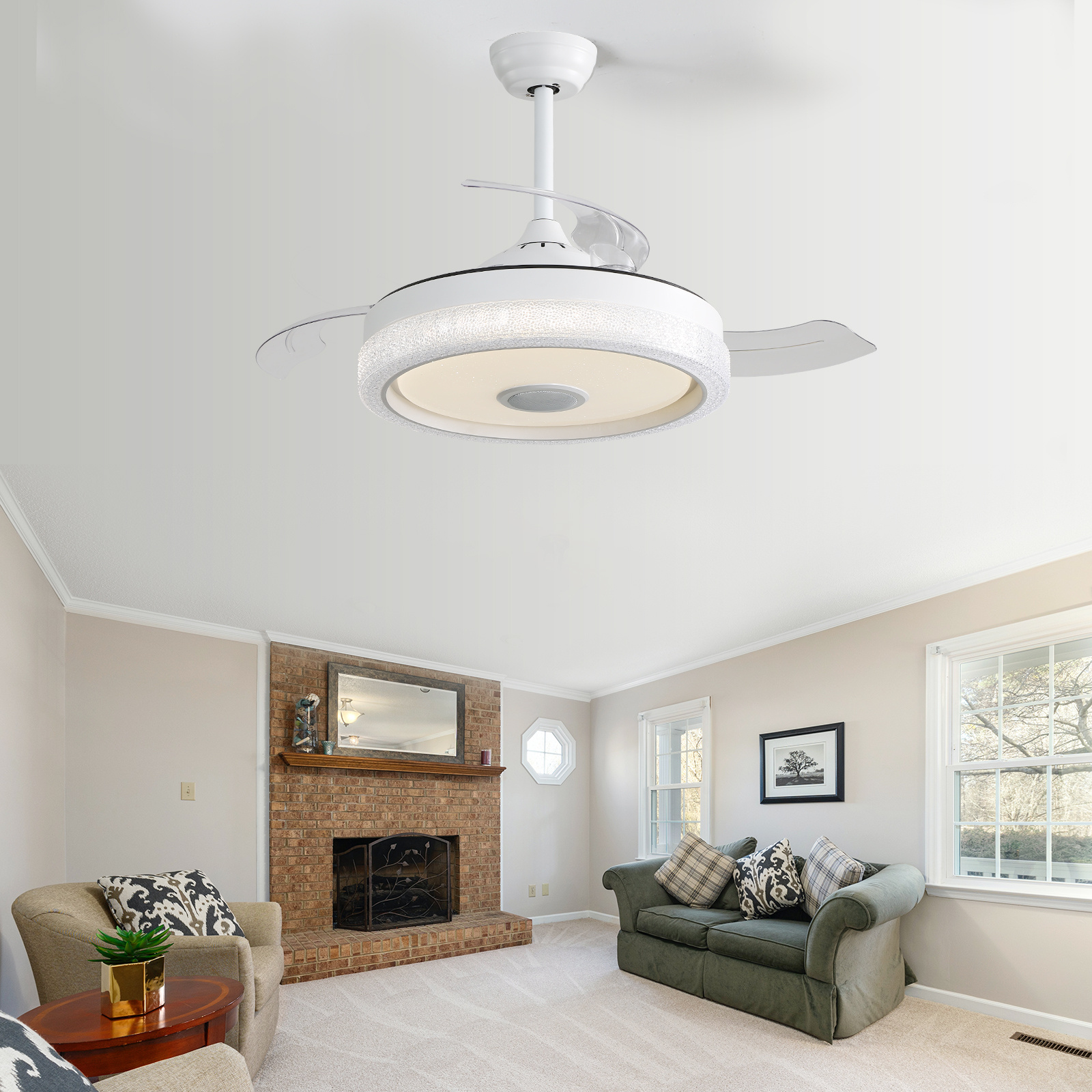 Plastic Remote Control Ceiling Fan - Image 6