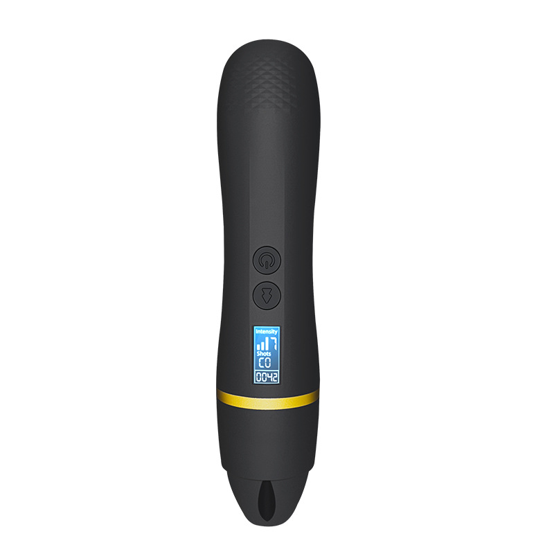 Home ultrasonic cannon beauty device black gold cannon creates facial line import and fading machine - Image 3