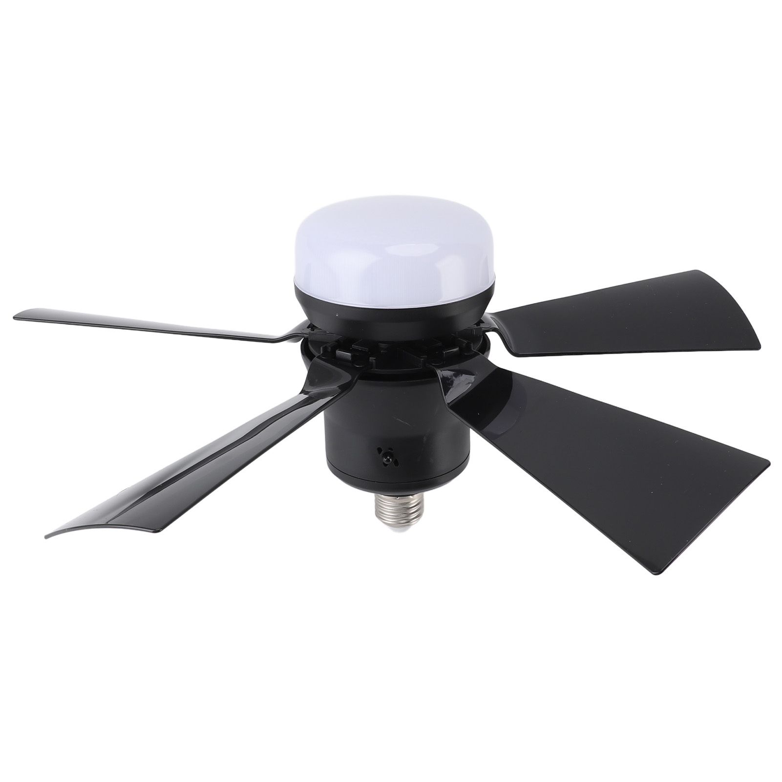 Ceiling Fan Light Dimmable 3 Color Temp 3 Wind Speed 1H 2H 4H Timer E26 Small Fan Lamp With Remote For Bedroom Kitchen 85‑265V Black - Image 4