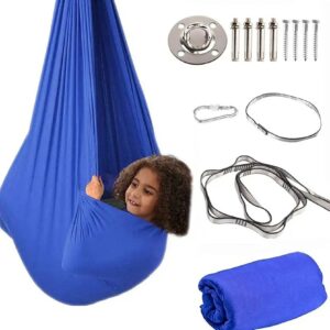 Therapy Swing For Kids With Special Needs -Hardware Included-Sensory Swing Cuddle Swing Indoor Outdoor Kids Swing Adjustable Hammock For Children With Autism