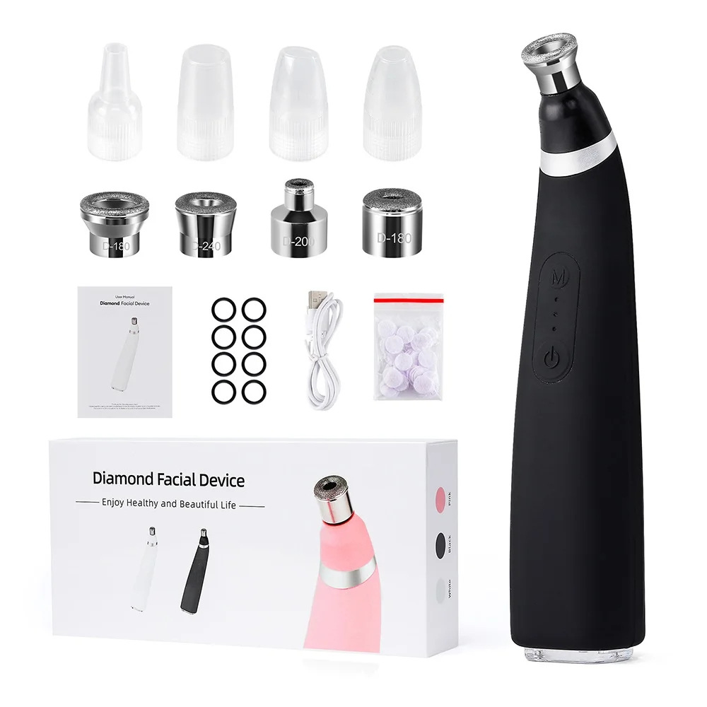 Diamond micro carving pore cleaner removes dead skin with high suction microcrystalline skin rejuvenation beauty device - Image 5