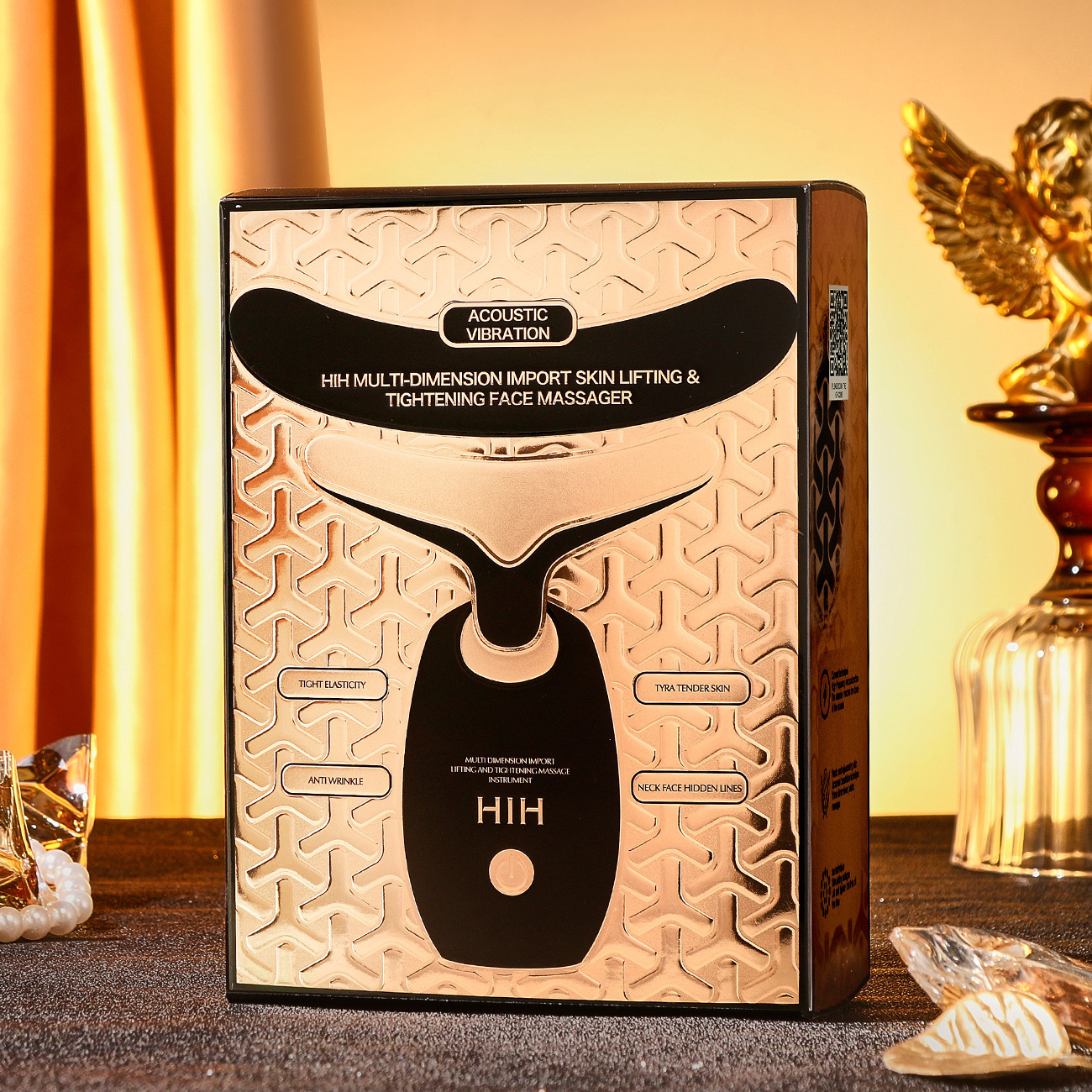 Multi-dimensional Import Beauty Instrument Dolphin Bionic Design Vibration Lifting Fit Facial Massage - Image 4