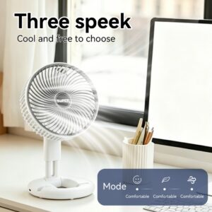 Storage Fan Grey Li-On Rechargeable