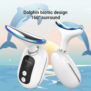Neck Beauty Instrument Household Face Inductive Therapeutical Instrument Lifting Light Lines Neck Skin Rejuvenation Color Light Micro Current