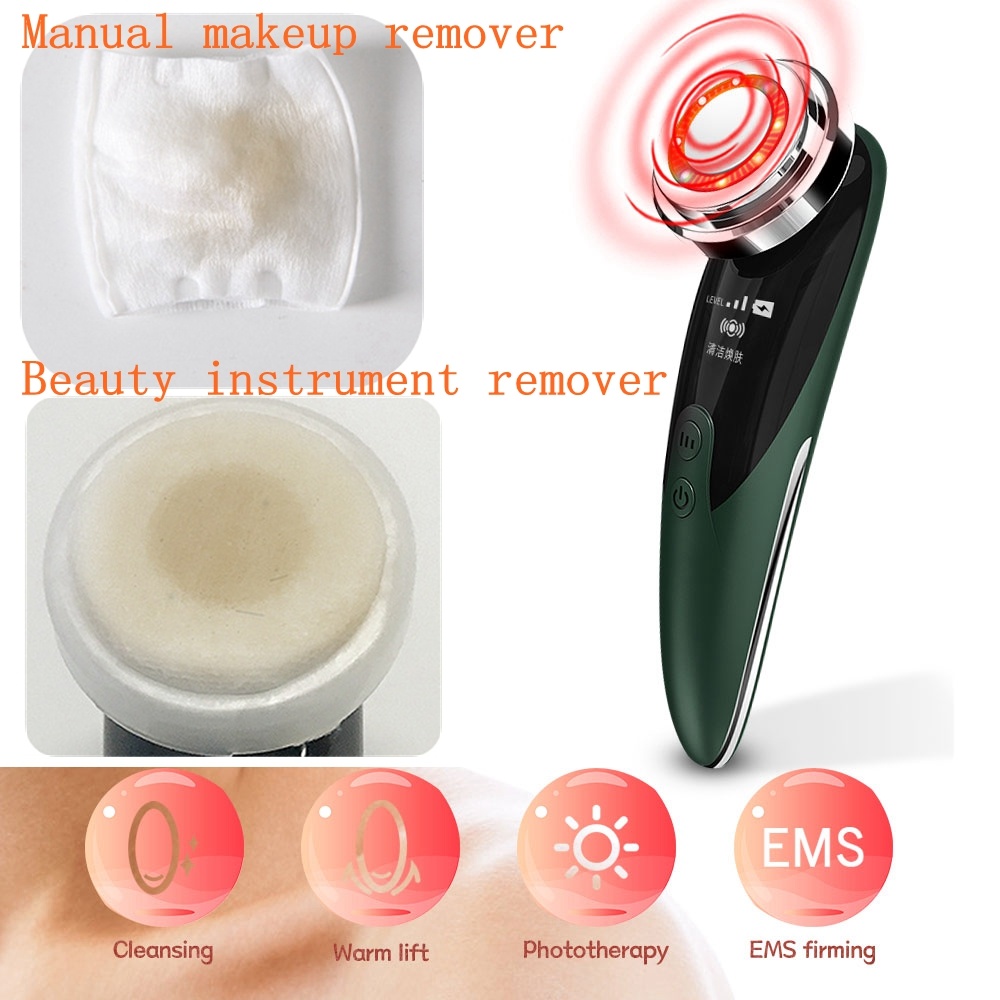 Facial Lift Massage Red Micro Current Electric Skin Rejuvenation Cleansing - Image 4