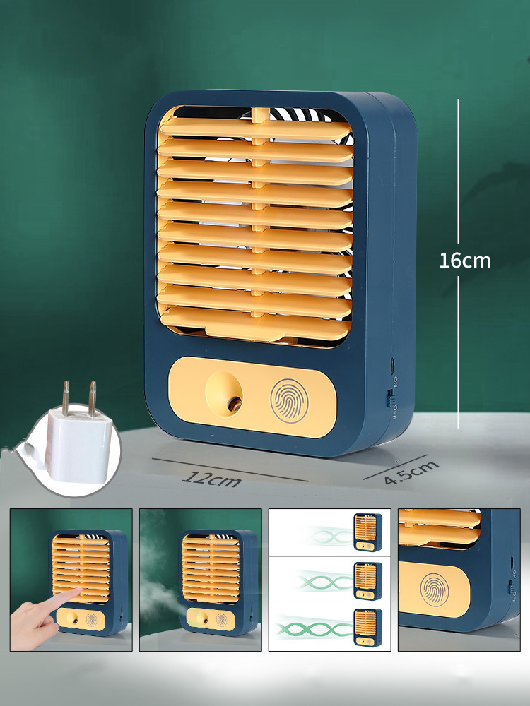 Small Air Conditioner Spray Cooling Small Fan Portable Portable Small Mini Fan - Image 2