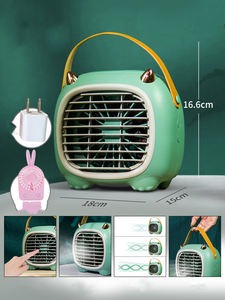 Small Air Conditioner Spray Cooling Small Fan Portable Portable Small Mini Fan - Image 5