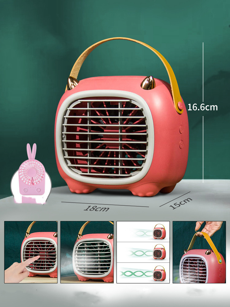 Small Air Conditioner Spray Cooling Small Fan Portable Portable Small Mini Fan - Image 7