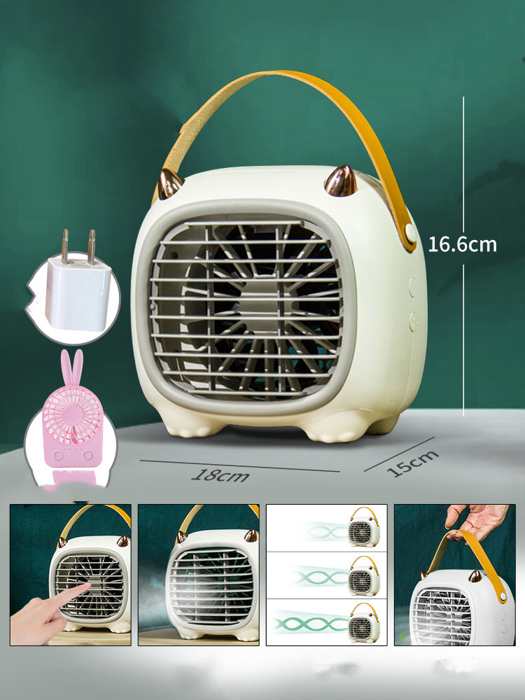 Small Air Conditioner Spray Cooling Small Fan Portable Portable Small Mini Fan - Image 6