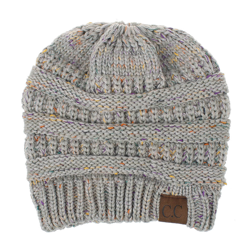 INS Colored Thread Variegated Hat Woolen Knitted Hat - Image 6