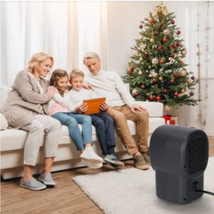 500W Portable Electric Space Heater Mini Desktop Fan Heater Personal Small Space Heater For Home Office