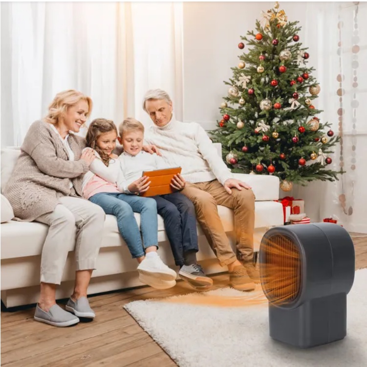 500W Portable Electric Space Heater Mini Desktop Fan Heater Personal Small Space Heater For Home Office - Image 7