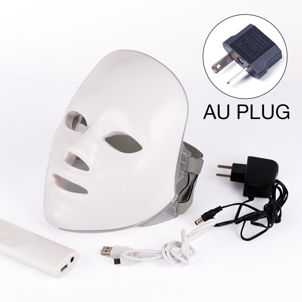 Beauty Instrument Beauty Red Purple Light Photon Skin Rejuvenation Mask Instrument Household Acne Spectrometer Face - Image 8