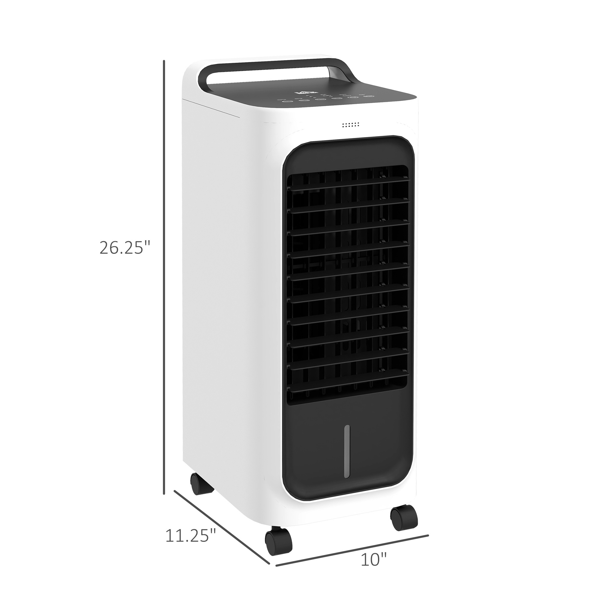 Room Air Cooler with Ice Packs, Ice Cooling Fan Water Humidifier Unit with Remote, Timer, Oscillating - Image 3