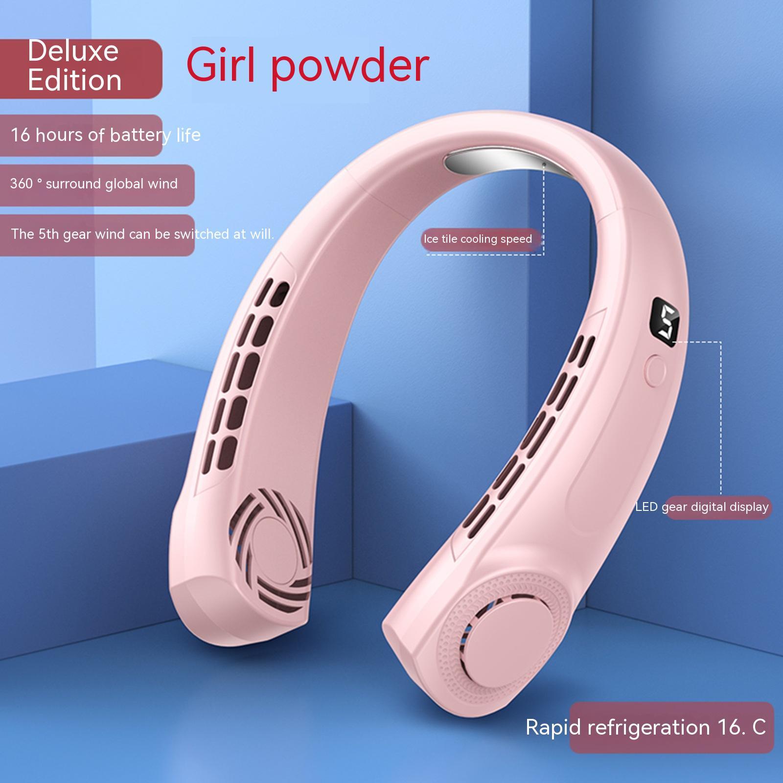 Portable Mute Multifunctional Hanging Neck Fan - Image 5