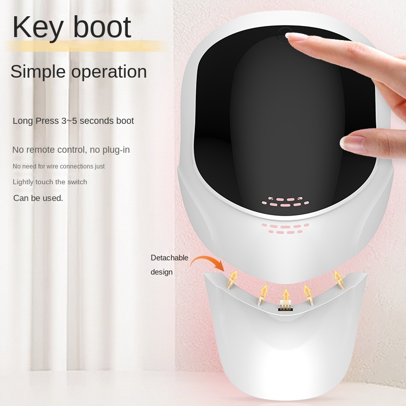 Photon Skin Rejuvenation Device with Color Light, Neck & Face Mask, LED Beauty Device, Facial Mask, Skin Renewal, Portable Beauty Device - Image 3
