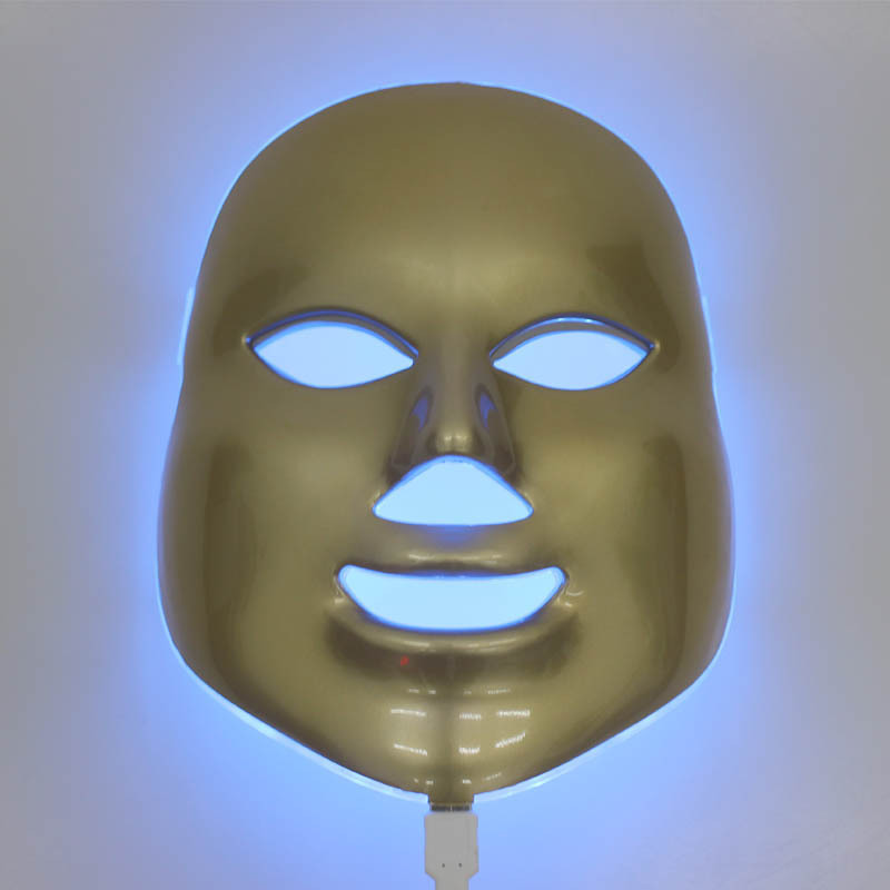 Beauty Instrument Beauty Red Purple Light Photon Skin Rejuvenation Mask Instrument Household Acne Spectrometer Face - Image 2