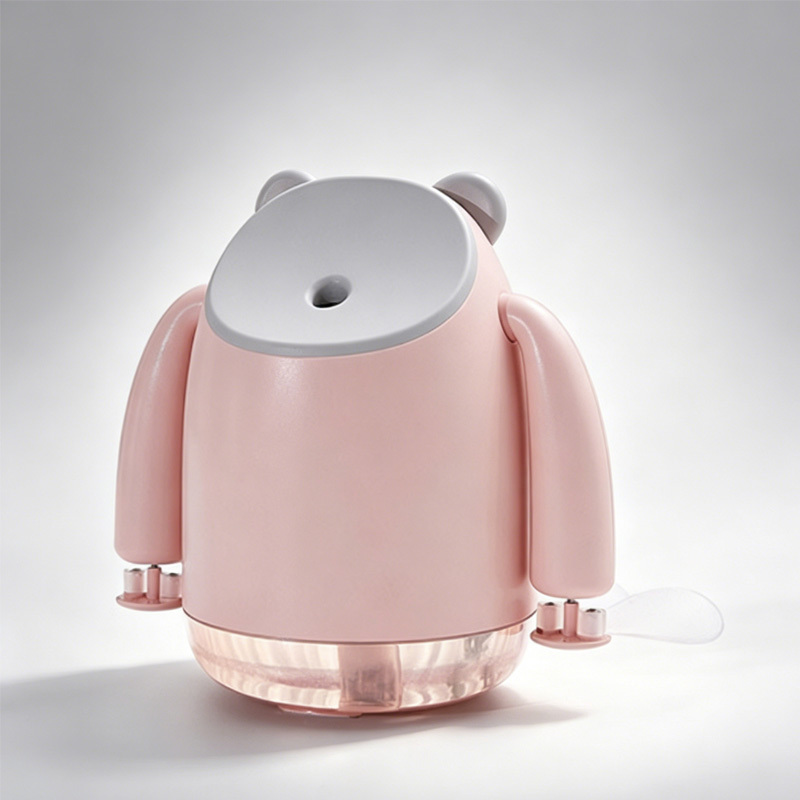 Spray Cooling Fan Portable Water Humidifier,USB Fan,desktop Small Fan,mini Air Conditioner Humidifier Double Head Fan - Image 2