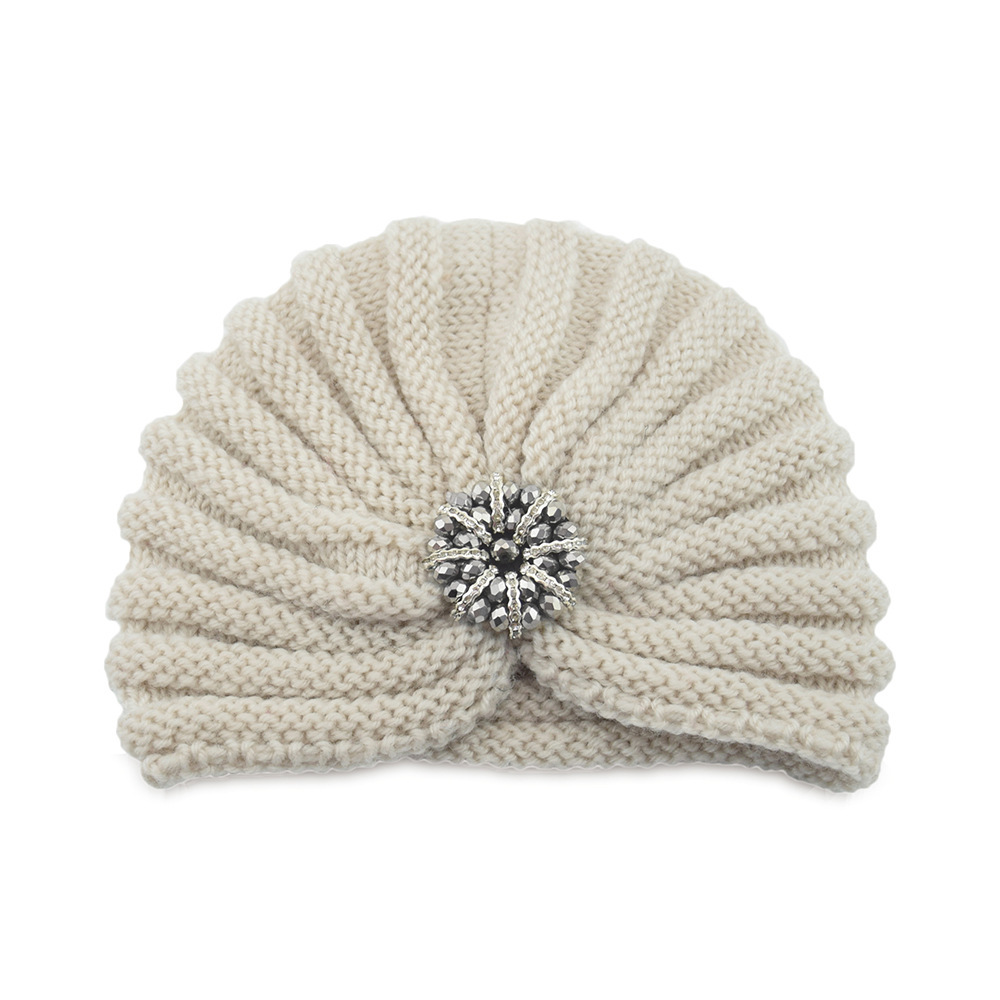 Round Beads Accessories Hat Woolen Hat Knitted Hat Bohemian Toe Cap - Image 5