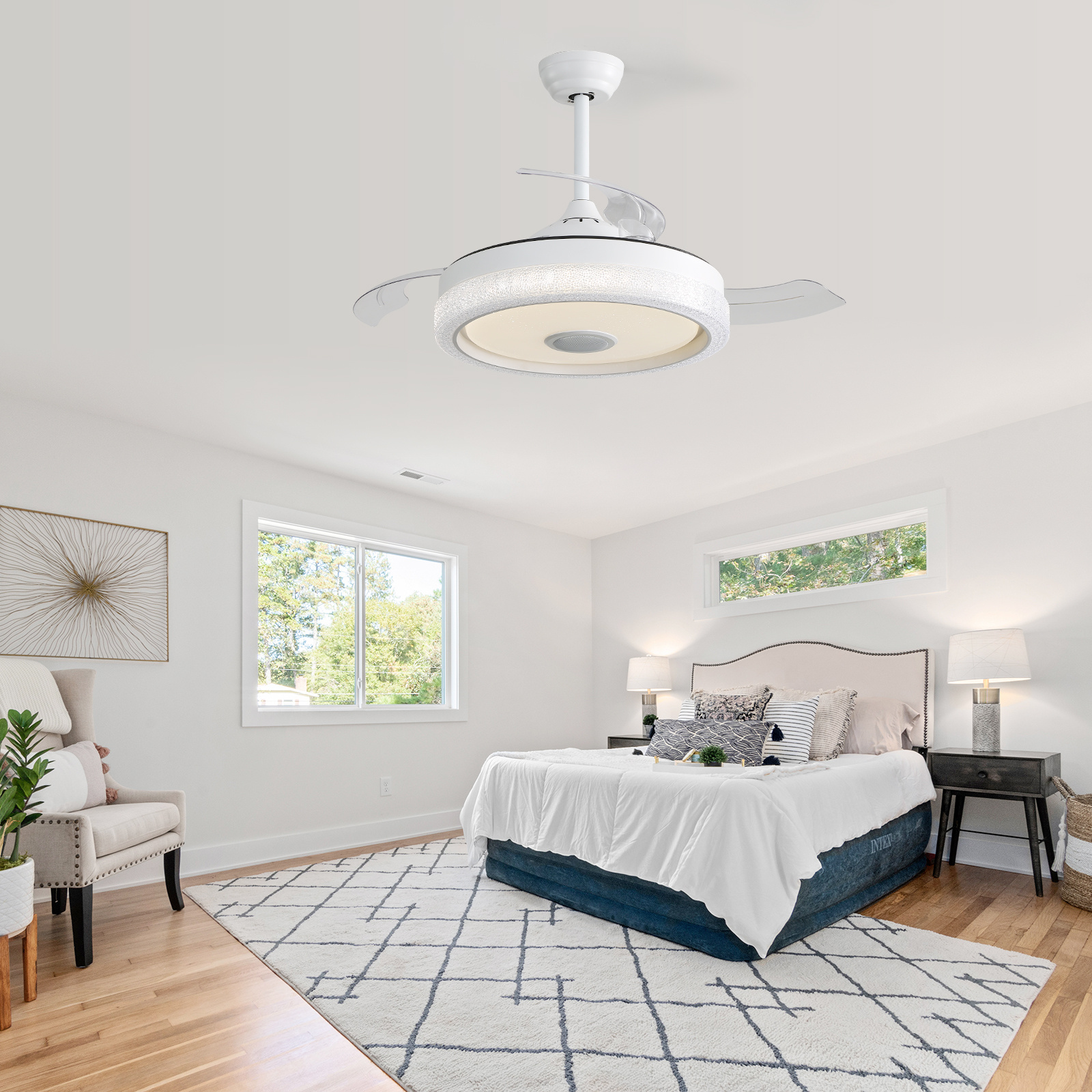Plastic Remote Control Ceiling Fan - Image 10