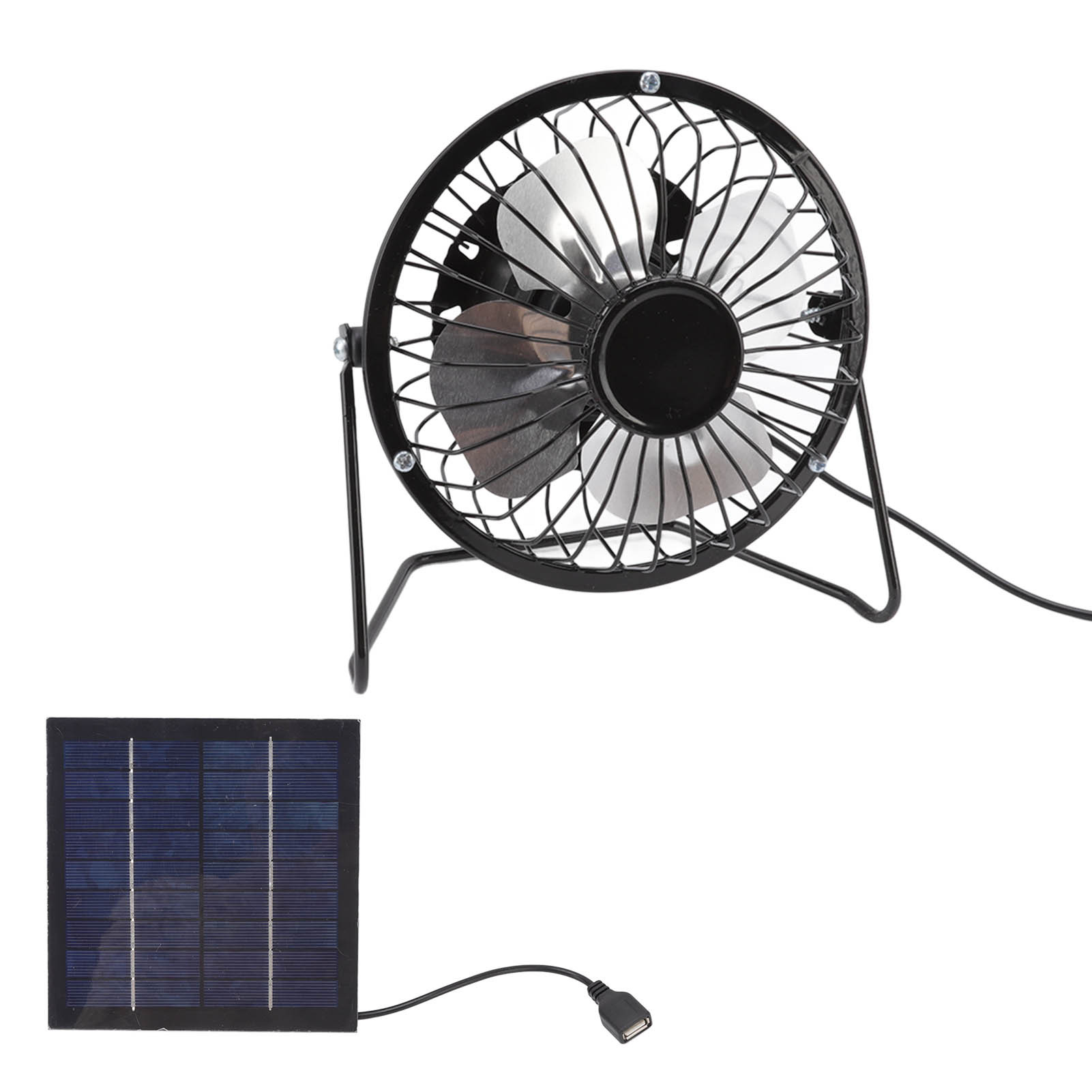 Photovoltaic Solar Panel Set Ventilation System Mini Portable USB Cooling Fan 5v 2.5w - Image 5