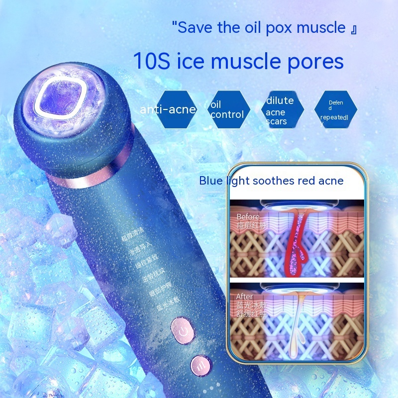 Household Facial French Pattern Massage Cleansing Lifting And Firming Face Inductive Therapeutical Instrument - Image 3