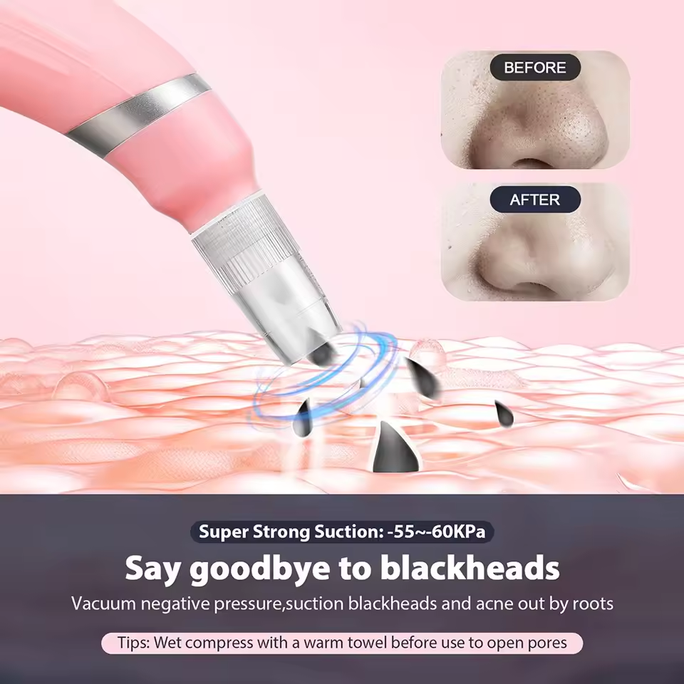Diamond micro carving pore cleaner removes dead skin with high suction microcrystalline skin rejuvenation beauty device - Image 4