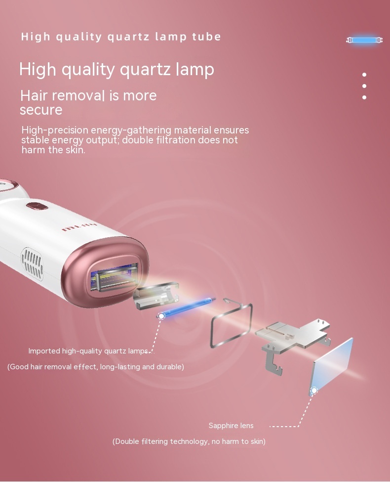 Sapphire Whole Body Hair Removal And Skin Rejuvenation Intense Pulsed Light Treatment Instrument Women's Beauty Instrument - Image 4