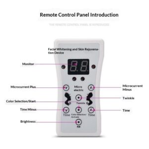 Home LED Photon Skin Rejuvenation Device With Neck Attachment