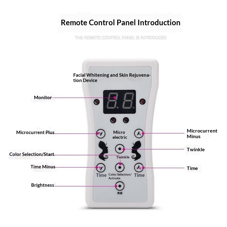 Home LED Photon Skin Rejuvenation Device With Neck Attachment - Image 2