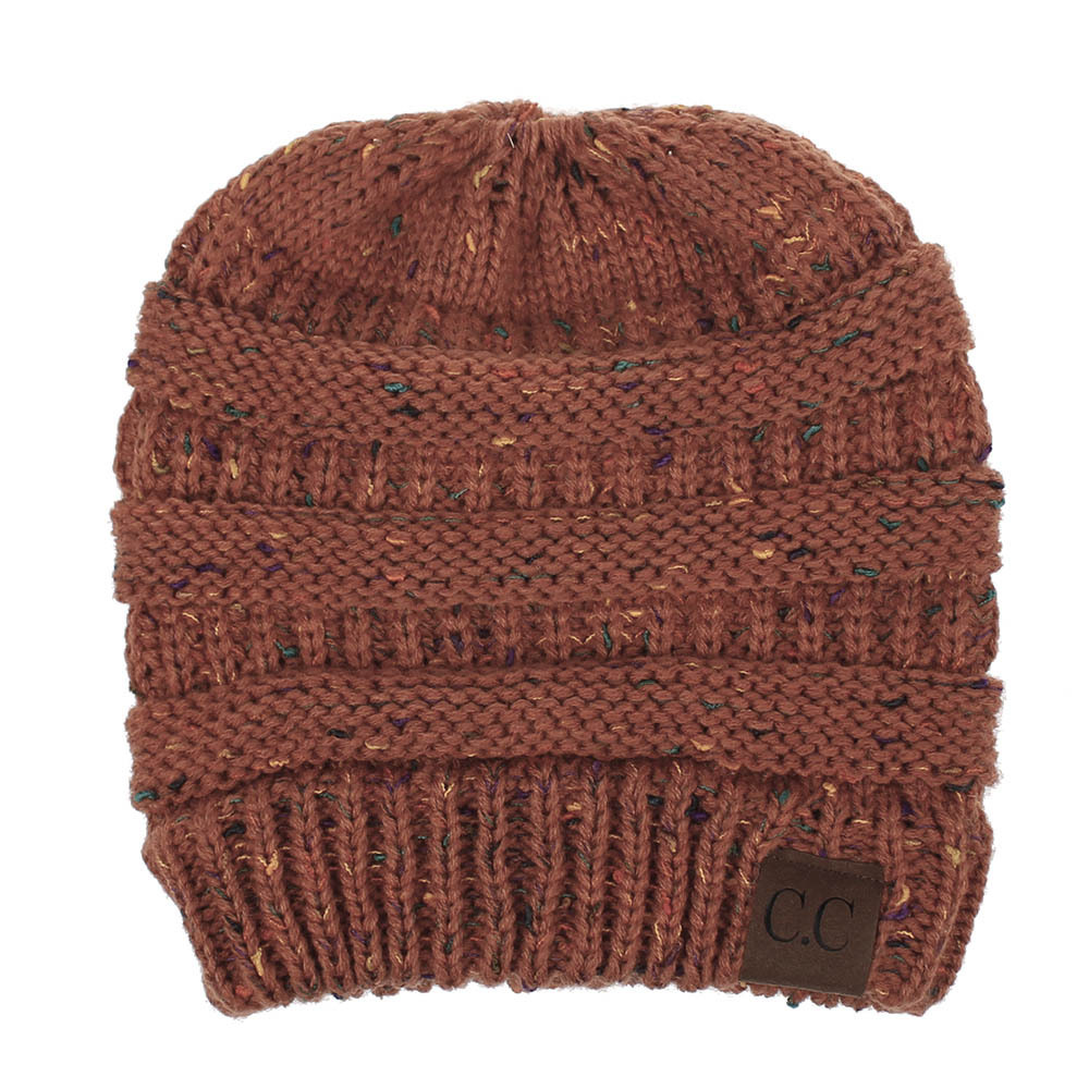 INS Colored Thread Variegated Hat Woolen Knitted Hat - Image 9