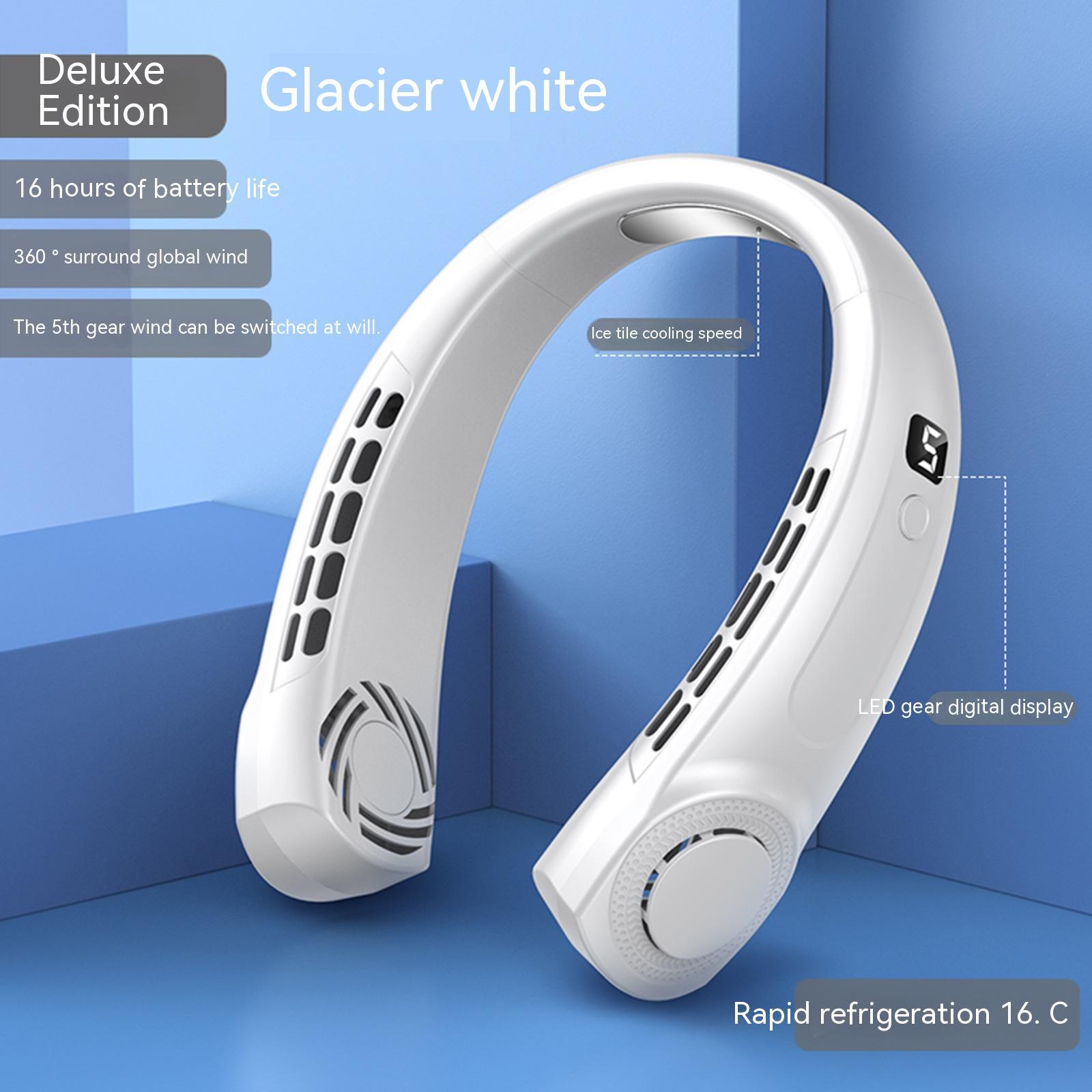 Portable Mute Multifunctional Hanging Neck Fan - Image 3