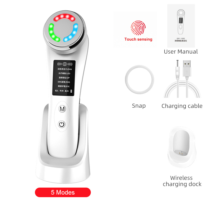 Facial Lifting Massage Rejuvenation Cleansing Ion Export And Import Instrument - Image 4