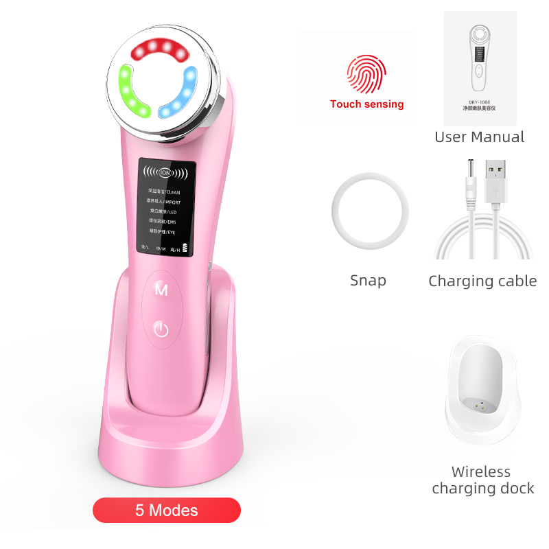 Facial Lifting Massage Rejuvenation Cleansing Ion Export And Import Instrument - Image 2