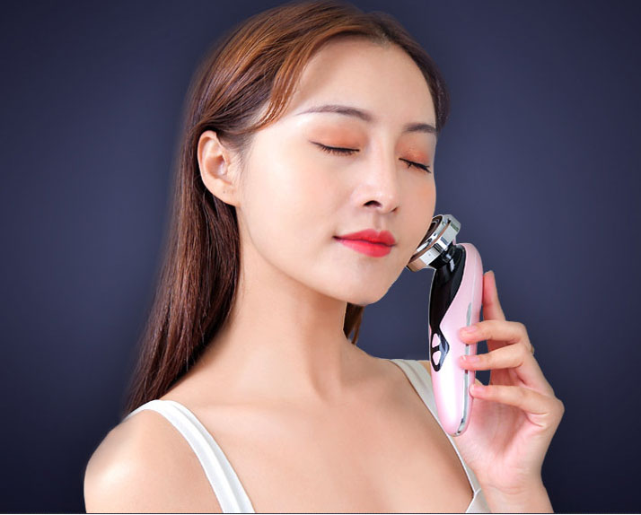 Color Light Household USB Facial Massager Lifting And Tightening Cleansing Instrument Skin Rejuvenation Beauty - Image 3