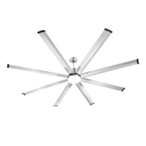84 In Ceiling Fan With Light, 6-Speed Remote Control, Dimmable 3-Color Temperature, Reversible DC Motor, Low Profile Flush Mount Fan For Bedroom, Living Room, Indoor/Outdoor Use, Brushed Nickel