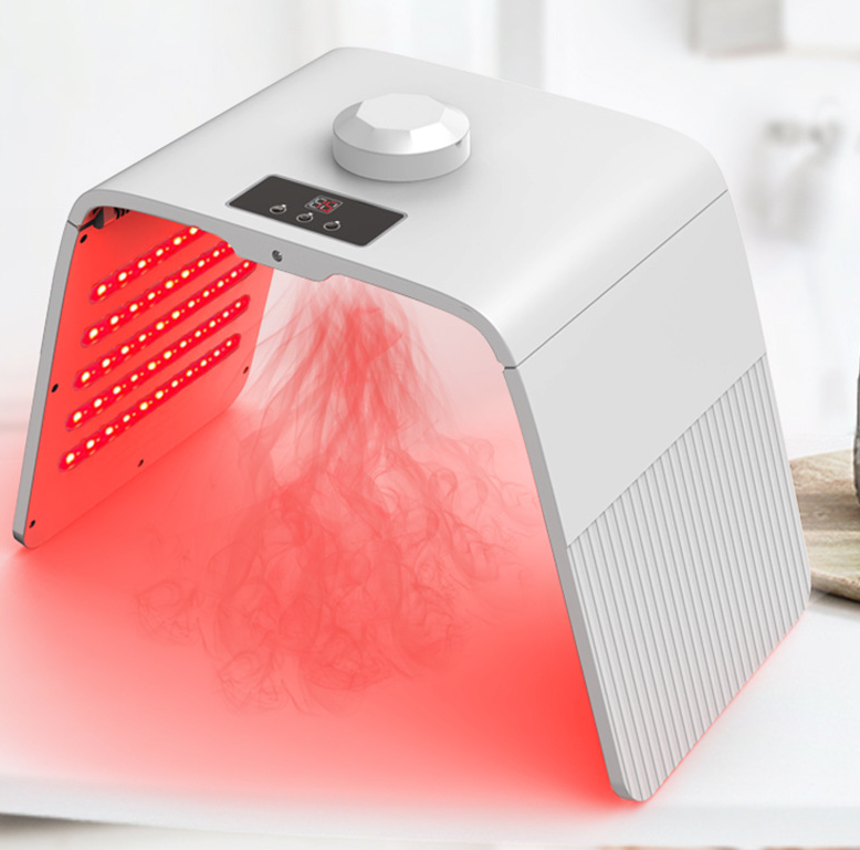 Household beauty rejuvenation spectrometer LED7 color light spray foldable photon rejuvenation instrument - Image 4